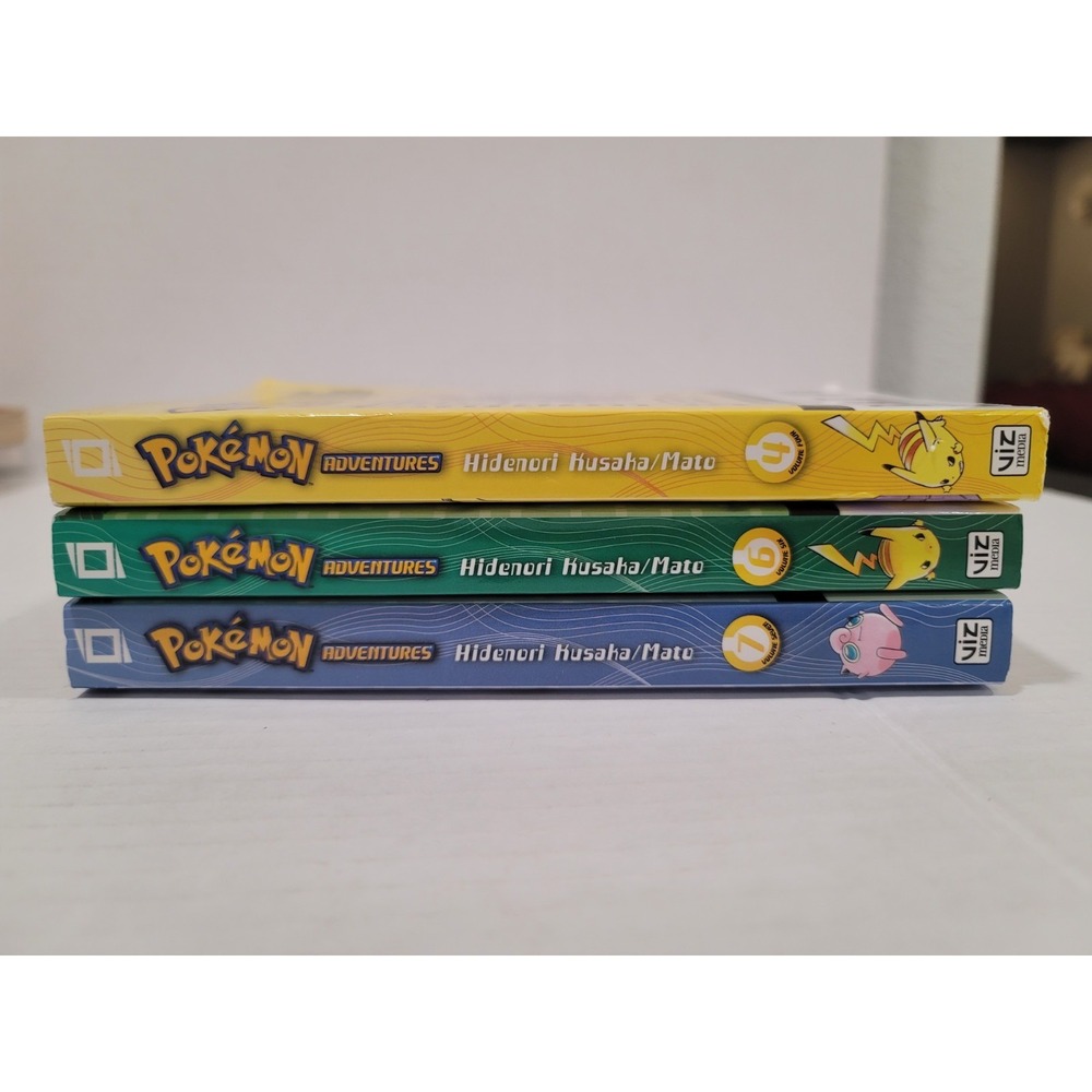 Pokémon adventures vol 4,6,7 excellent shape great read